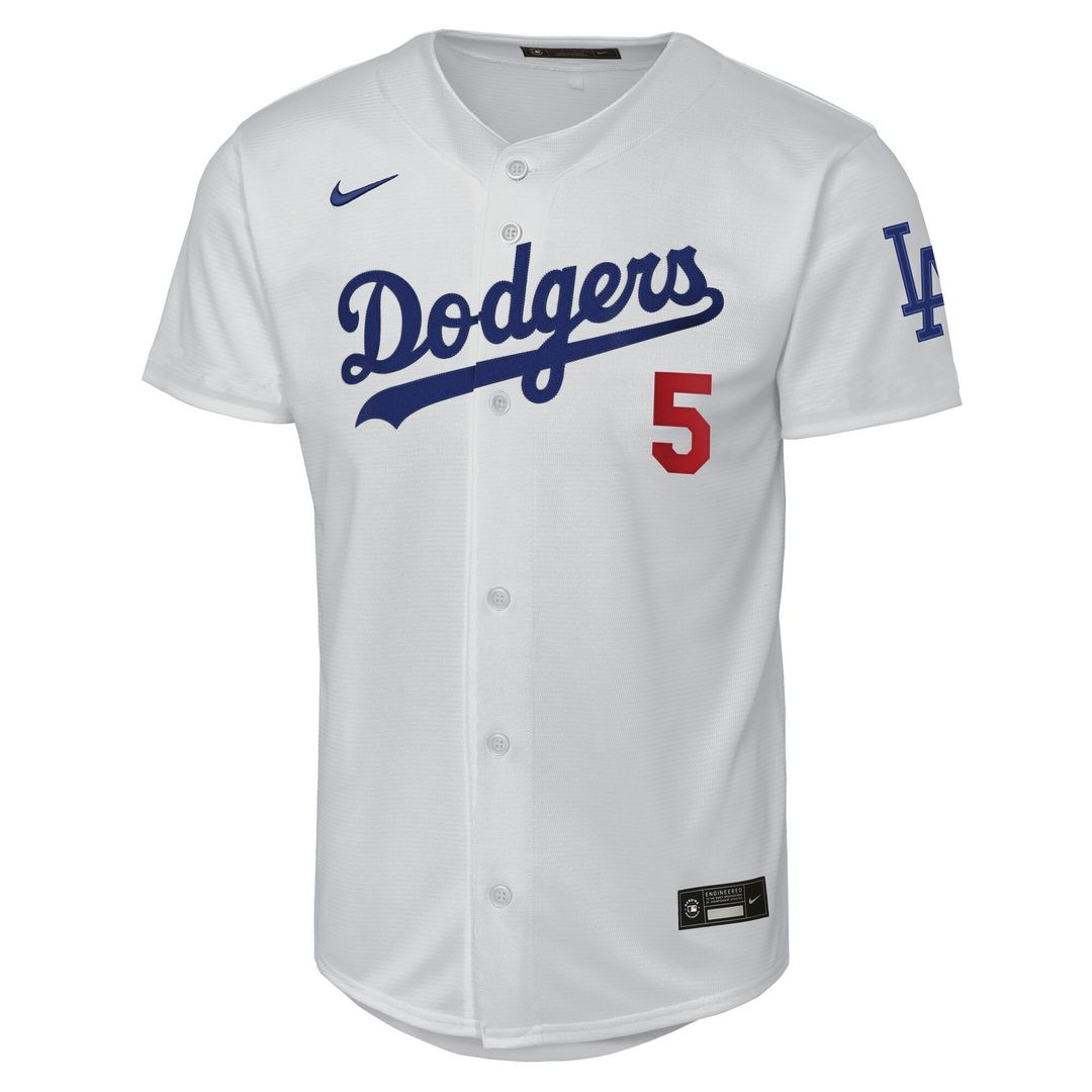 Los Angeles Dodgers Freddie Freeman Nike Youth Home Stadium Jersey - White MLB Team Jersey Baseball Fan Apparel