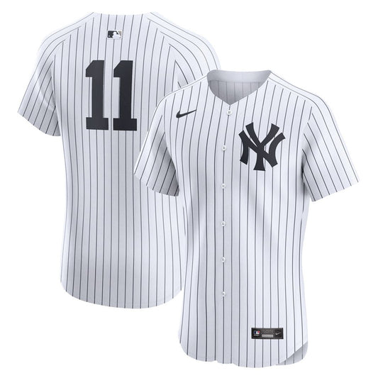 New York Yankees Anthony Volpe Nike Home Elite Jersey - White MLB Team Jersey Baseball Fan Apparel