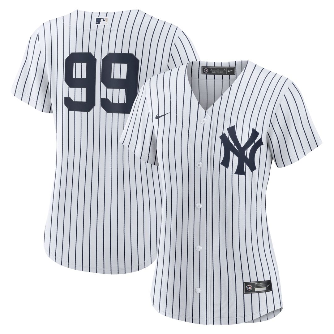 New York Yankees Aaron Judge Nike Women's Home Replica Player Jersey - White MLB Team Jersey Baseball Fan Apparel