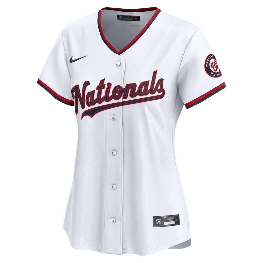 Washington Nationals Nike Women's Home Limited Jersey - White MLB Team Jersey Baseball Fan Apparel