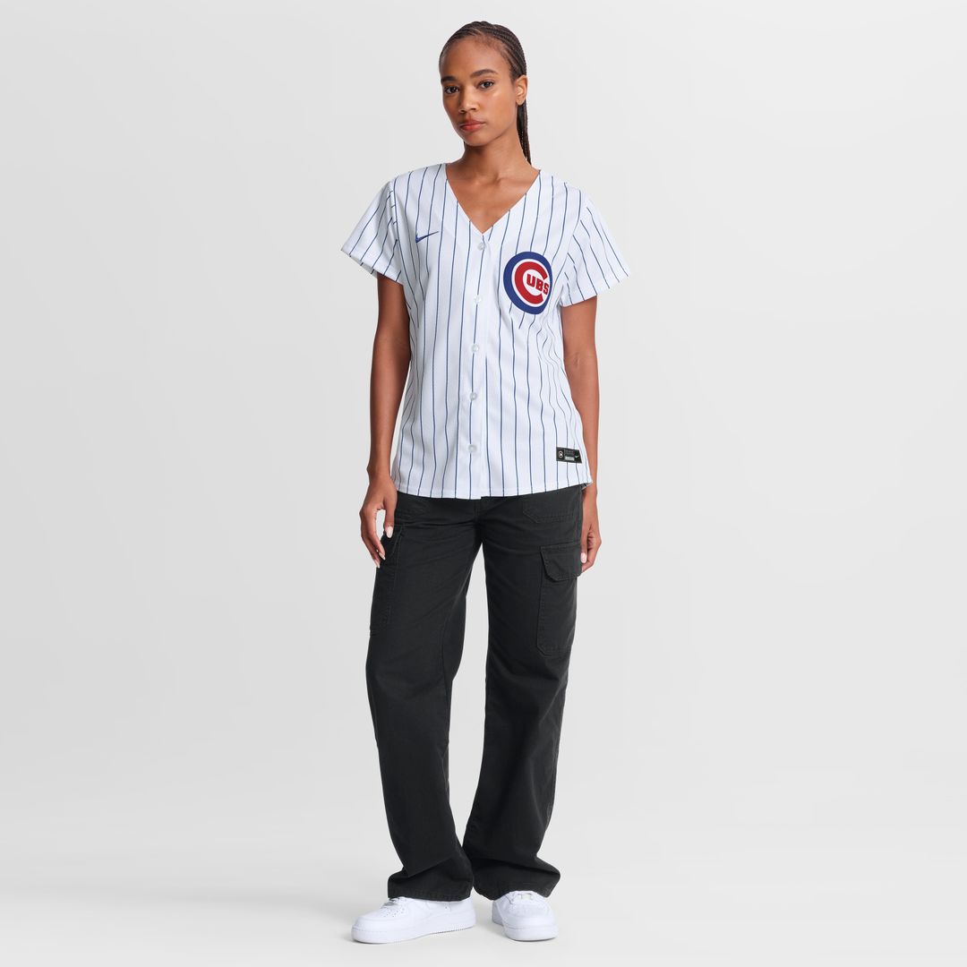 Chicago Cubs Nike Women's Home Replica Jersey - White MLB Team Jersey Baseball Fan Apparel