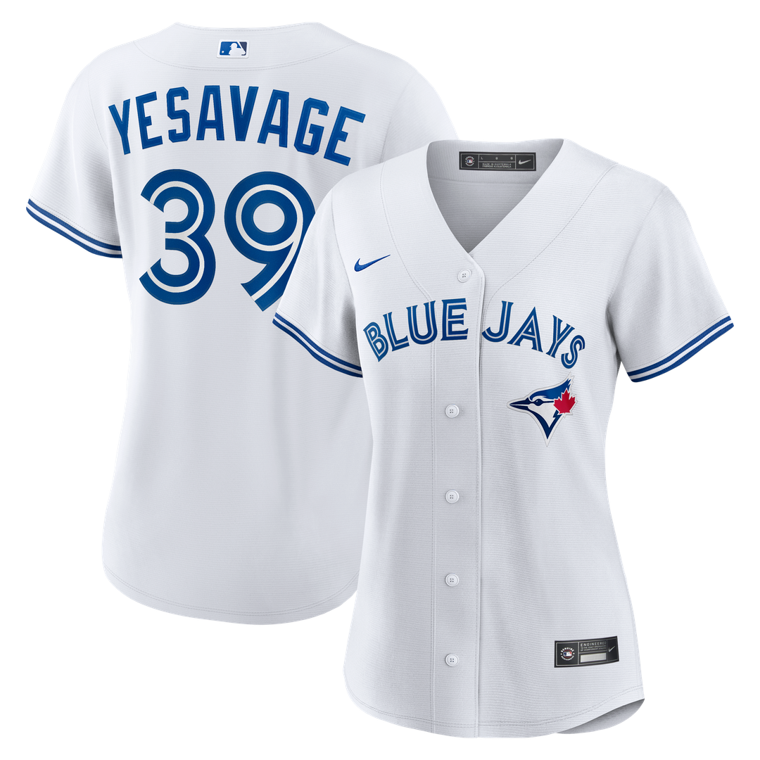 Toronto Blue Jays Trey Yesavage Nike Women's Home Replica Jersey - White MLB Team Jersey Baseball Fan Apparel
