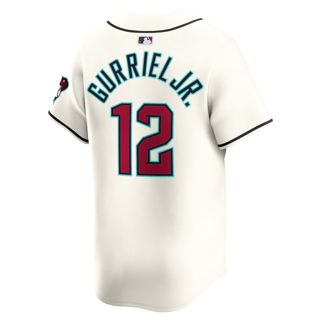 Arizona Diamondbacks Lourdes Gurriel Jr. Nike Home Limited Player Jersey - Cream MLB Team Jersey Baseball Fan Apparel