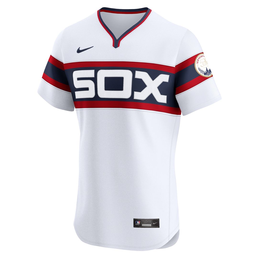 Chicago White Sox Nike Alternate Vapor Premier Elite Patch Jersey - White MLB Team Jersey Baseball Fan Apparel