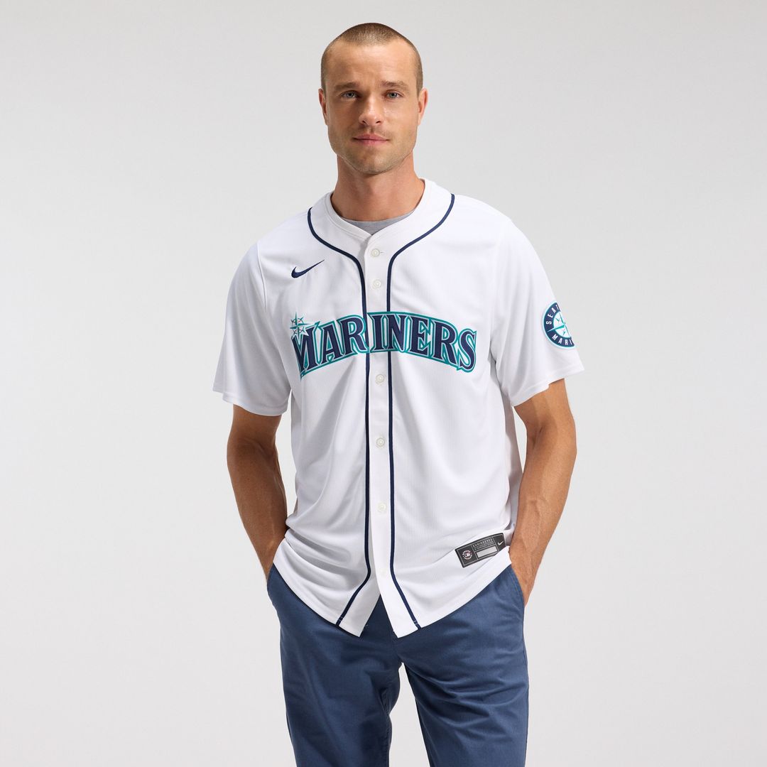 Seattle Mariners Cal Raleigh Nike Home Limited Player Jersey - White MLB Team Jersey Baseball Fan Apparel