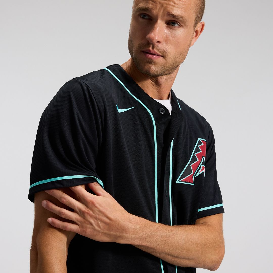 Arizona Diamondbacks Corbin Carroll Nike Alternate Replica Jersey - Black MLB Team Jersey Baseball Fan Apparel