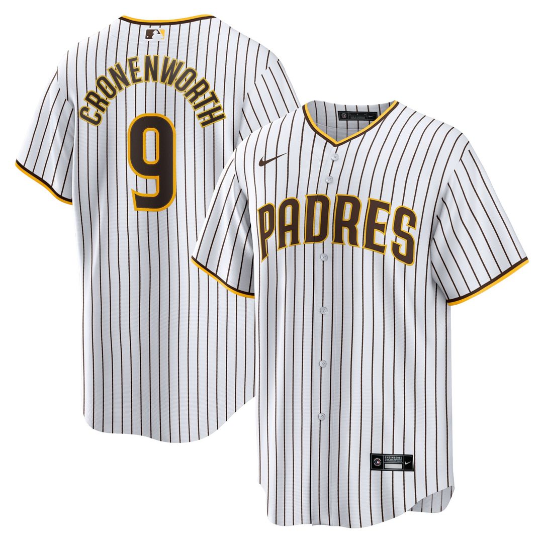 San Diego Padres Jake Cronenworth Nike Home Replica Jersey - White MLB Team Jersey Baseball Fan Apparel