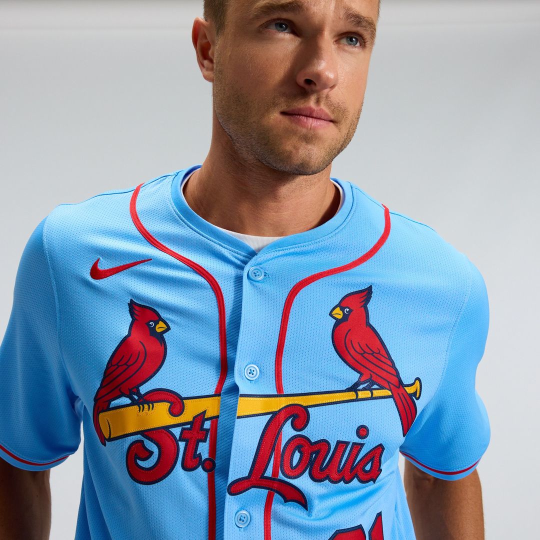 St. Louis Cardinals Lars Nootbaar Nike Alternate Limited Jersey - Light Blue MLB Team Jersey Baseball Fan Apparel