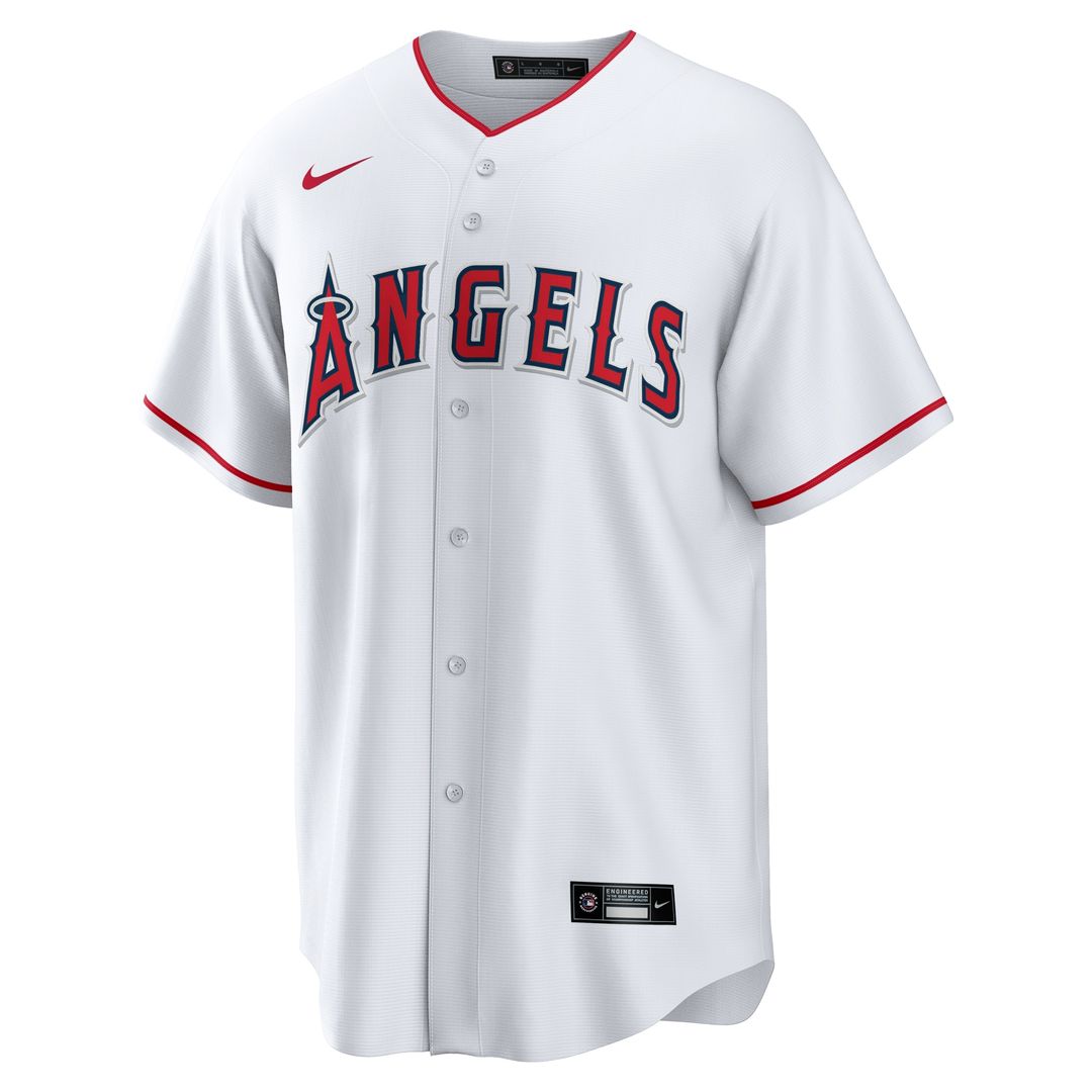 Los Angeles Angels Jorge Soler Nike Home Replica Jersey - White MLB Team Jersey Baseball Fan Apparel
