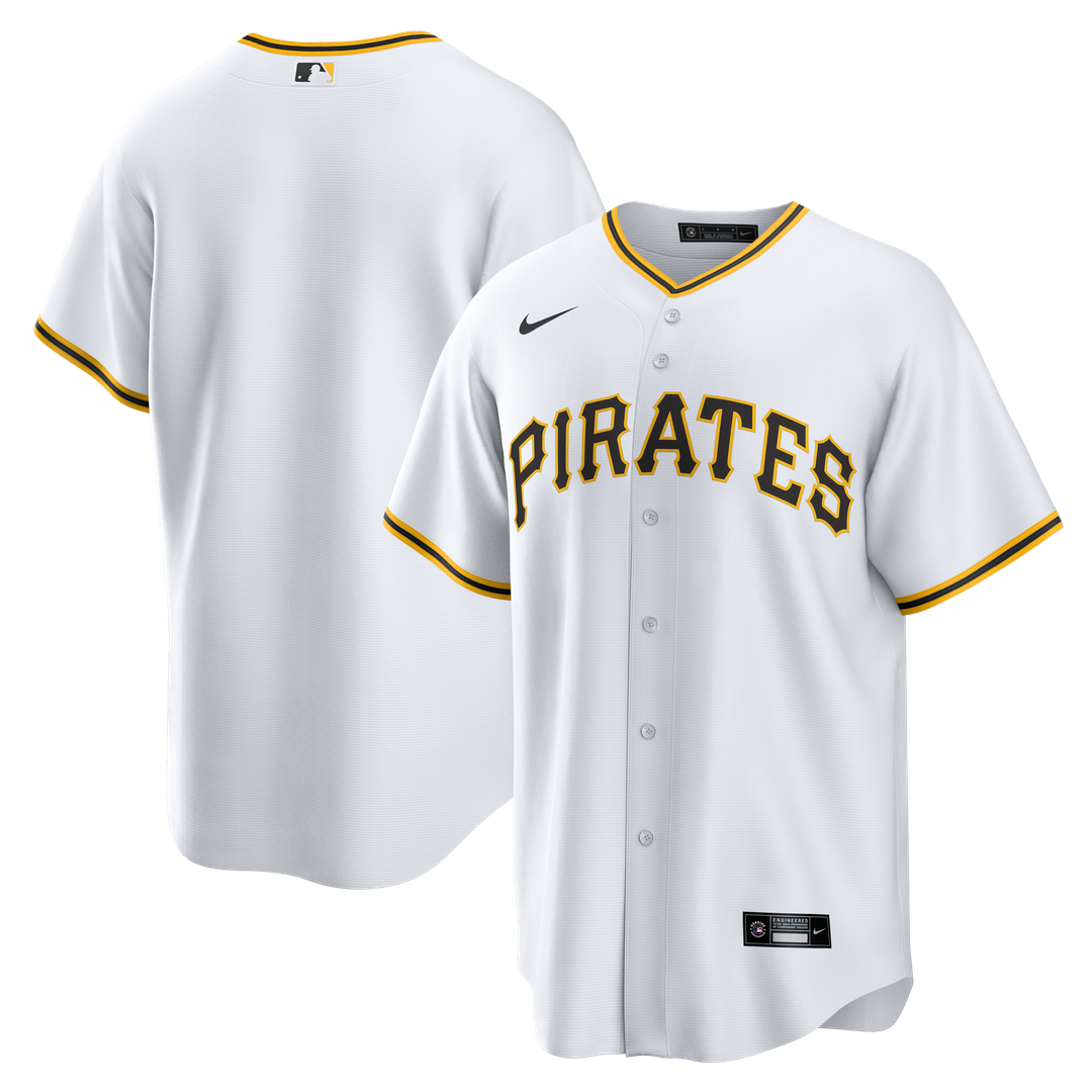 Pittsburgh Pirates Nike Home Big & Tall Replica Jersey - White MLB Team Jersey Baseball Fan Apparel