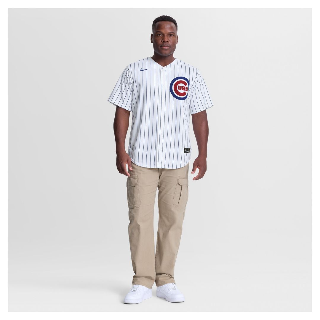 Chicago Cubs Carson Kelly Nike Home Replica Jersey - White MLB Team Jersey Baseball Fan Apparel
