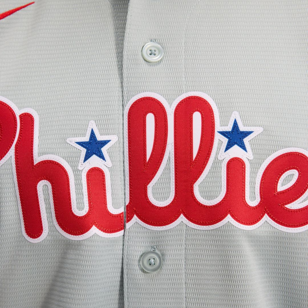 Philadelphia Phillies Bryce Harper Nike Road Replica Jersey - Gray MLB Team Jersey Baseball Fan Apparel