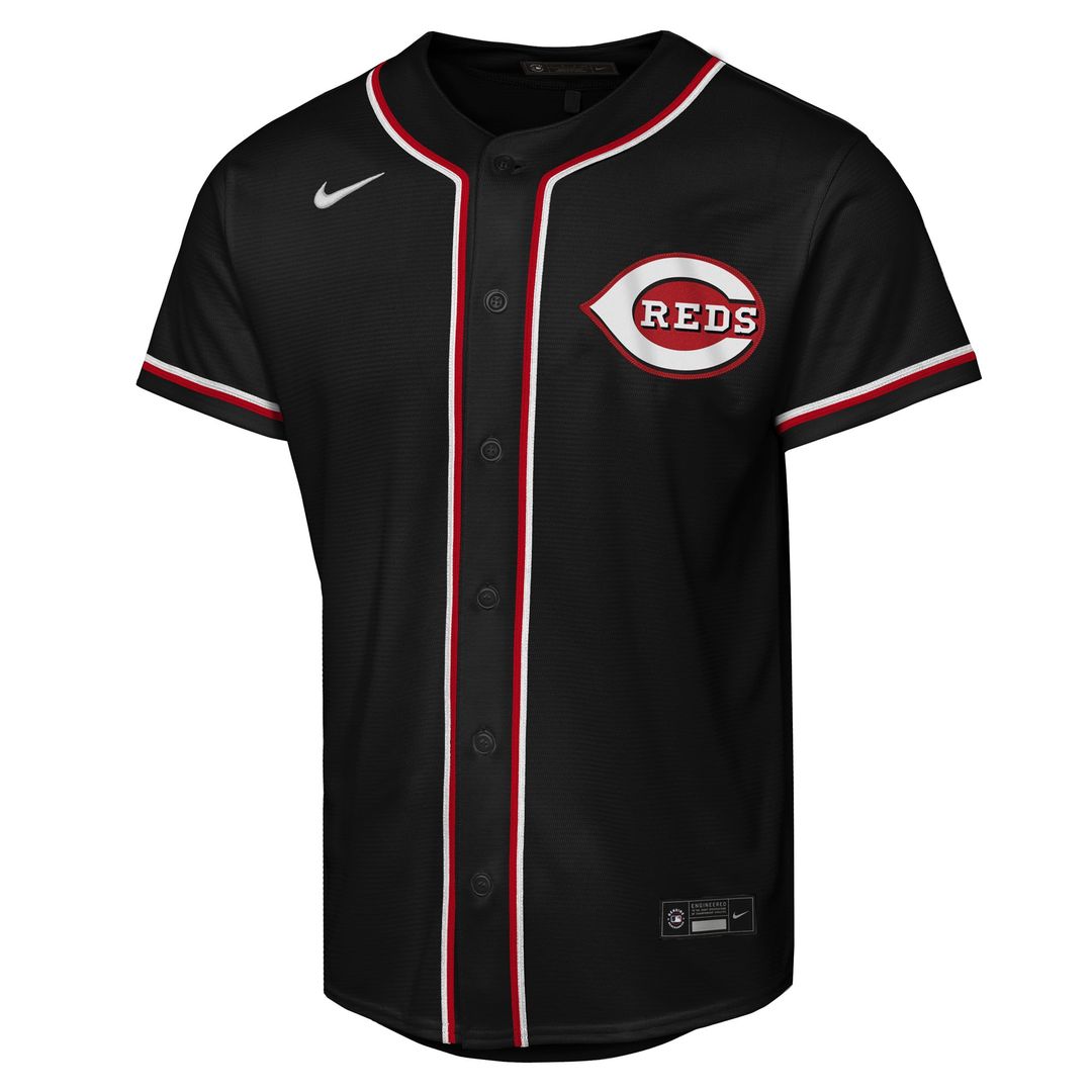 Cincinnati Reds Elly De La Cruz Nike Youth Fashion Replica Player Jersey - Black MLB Team Jersey Baseball Fan Apparel