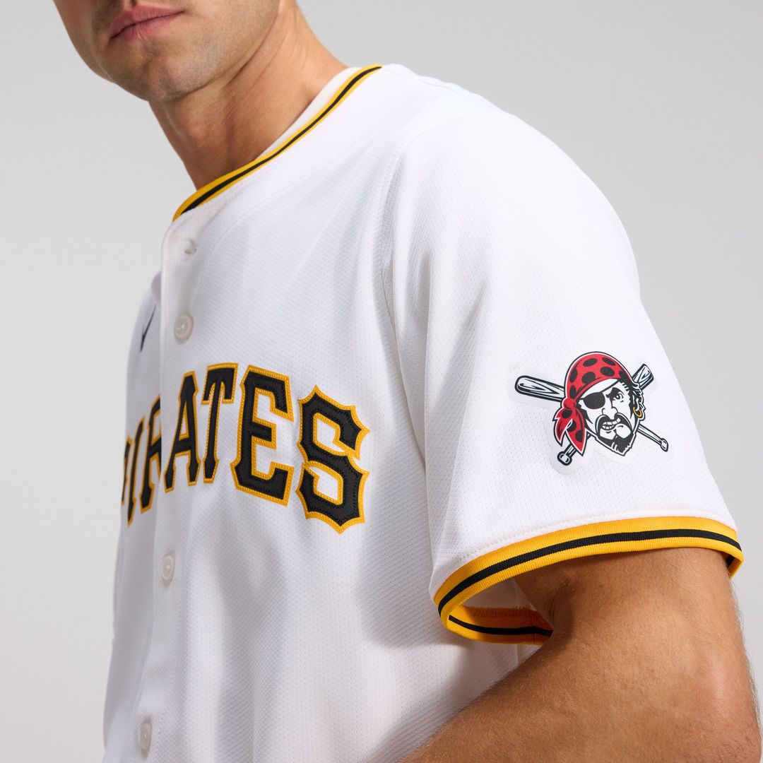 Pittsburgh Pirates Nike Home Limited Jersey - White MLB Team Jersey Baseball Fan Apparel