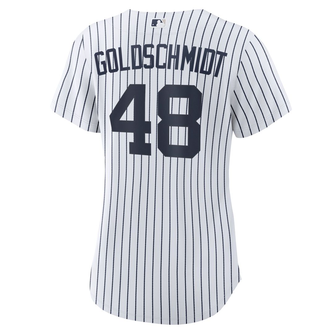 New York Yankees Paul Goldschmidt Nike Women's Home Replica Jersey - White MLB Team Jersey Baseball Fan Apparel
