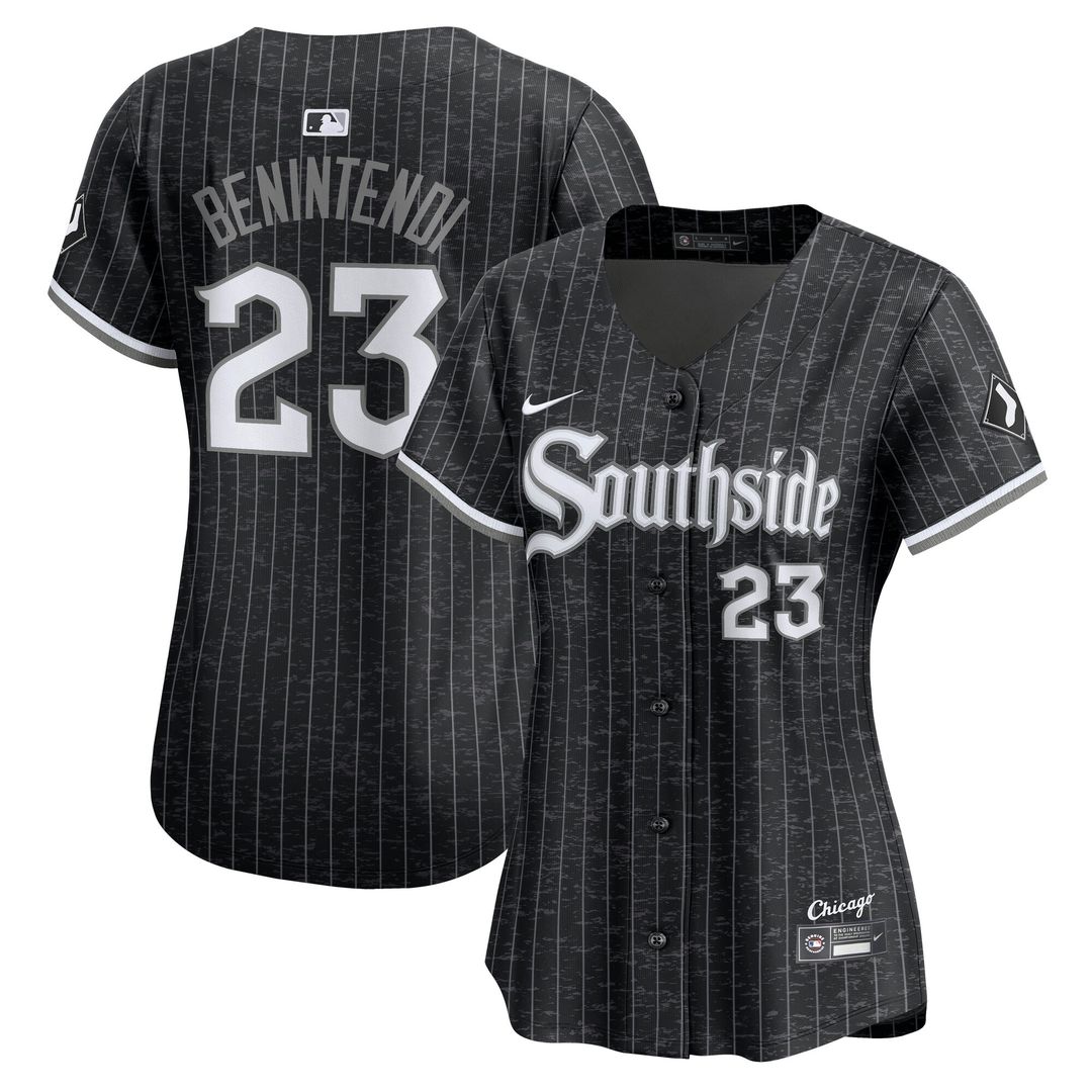 Chicago White Sox Andrew Benintendi Nike Women's 2025 City Connect Limited Player Jersey - Red/Black MLB Team Jersey Baseball Fan Apparel