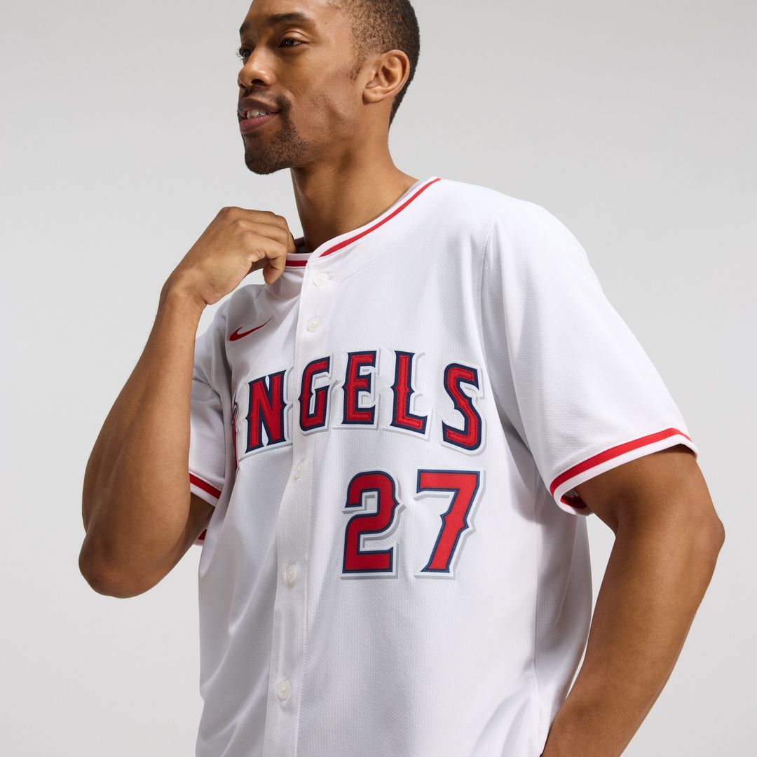 Los Angeles Angels Mike Trout Nike Home Limited Player Jersey - White MLB Team Jersey Baseball Fan Apparel