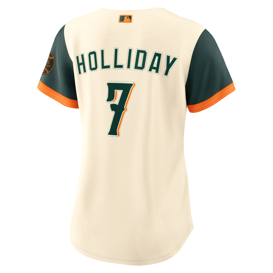 Baltimore Orioles Jackson Holliday Nike Women's 2026 City Connect Stadium Jersey - Cream MLB Team Jersey Baseball Fan Apparel