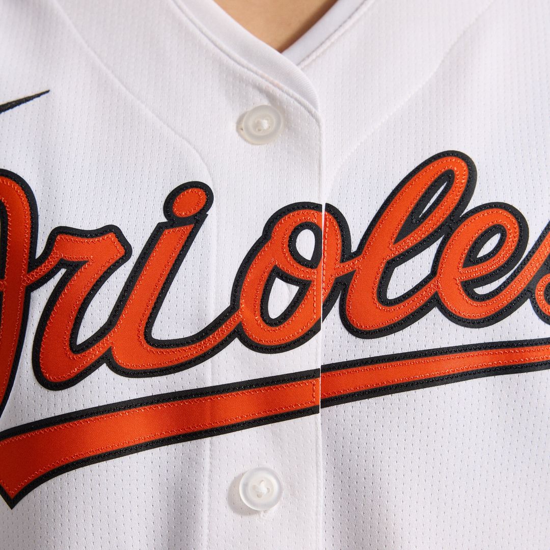 Baltimore Orioles Nike Women's Home Limited Jersey - White MLB Team Jersey Baseball Fan Apparel