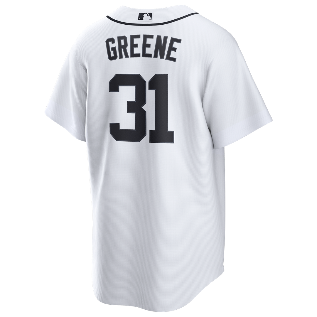 Detroit Tigers Riley Greene Nike Home Replica Jersey - White MLB Team Jersey Baseball Fan Apparel