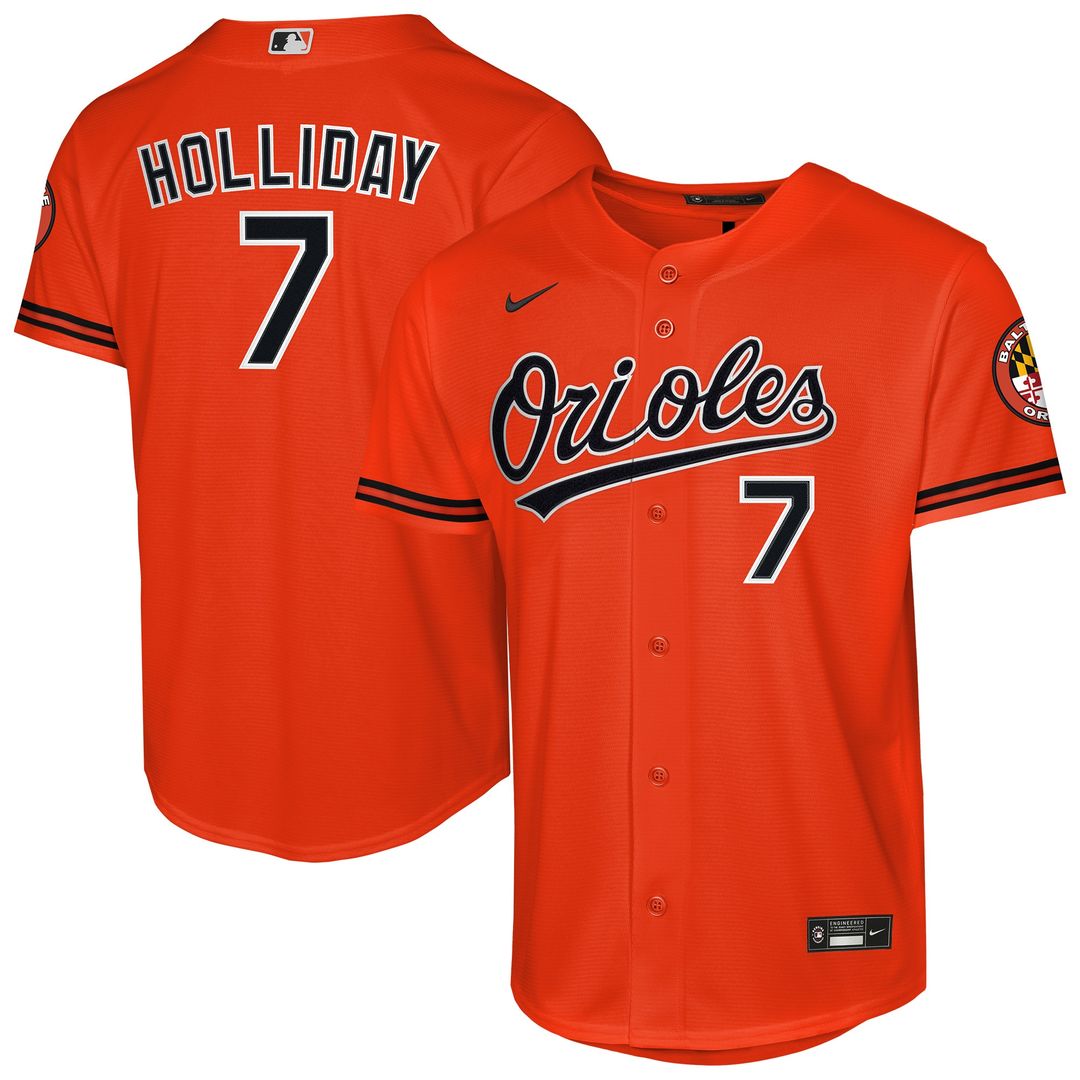 Baltimore Orioles Jackson Holliday Nike Youth Home Stadium Player Jersey - White MLB Team Jersey Baseball Fan Apparel