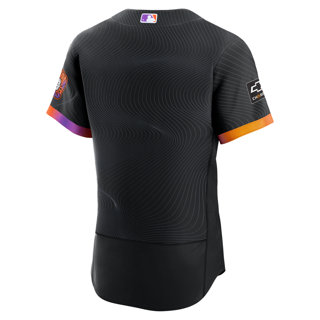 San Francisco Giants Nike City Connect Authentic Sponsor Patch Jersey - Anthracite MLB Team Jersey Baseball Fan Apparel