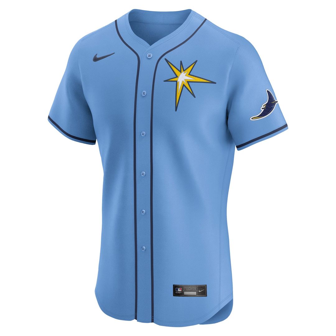 Tampa Bay Rays Nike Alternate Elite Jersey - Light Blue MLB Team Jersey Baseball Fan Apparel