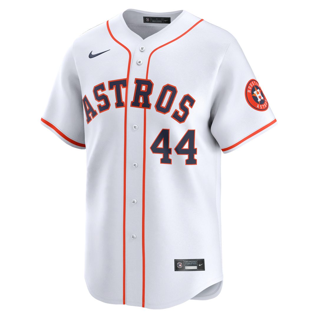 Houston Astros Yordan Alvarez Nike Home Limited Player Jersey - White MLB Team Jersey Baseball Fan Apparel