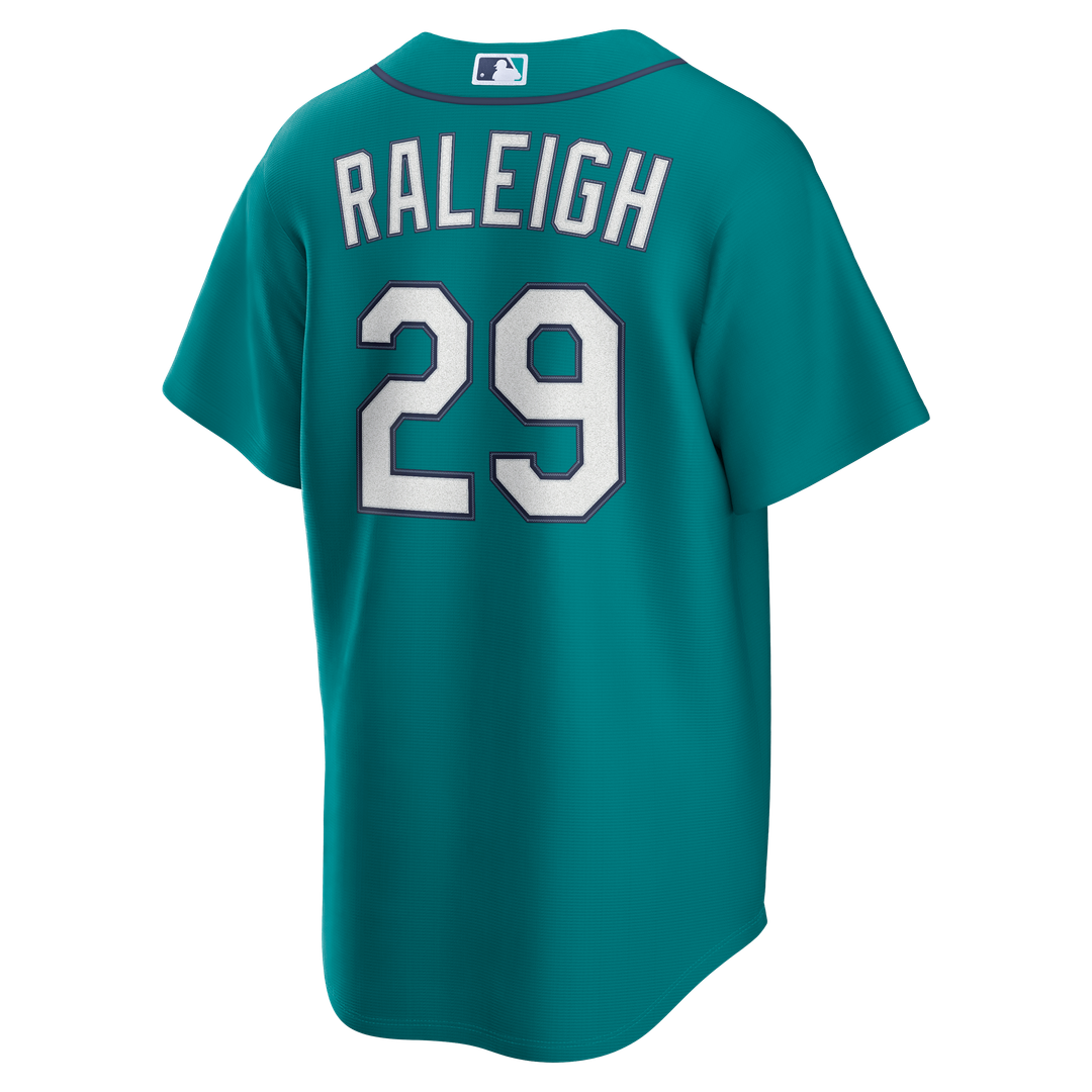 Seattle Mariners Cal Raleigh Nike Alternate Replica Jersey - Teal MLB Team Jersey Baseball Fan Apparel