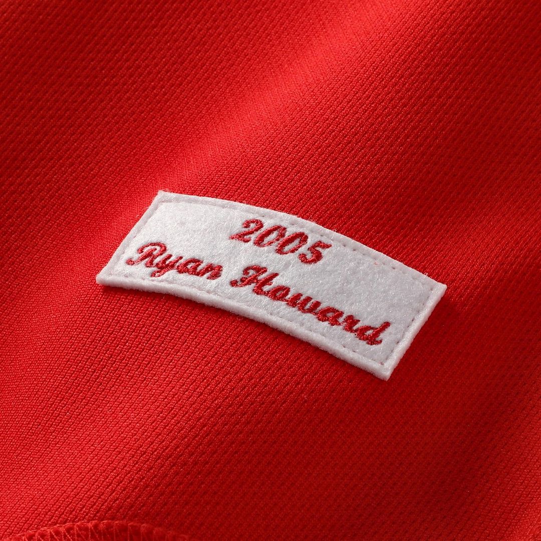 Philadelphia Phillies Ryan Howard Mitchell & Ness Cooperstown Batting Practice Jersey - Red MLB Team Jersey Baseball Fan Apparel