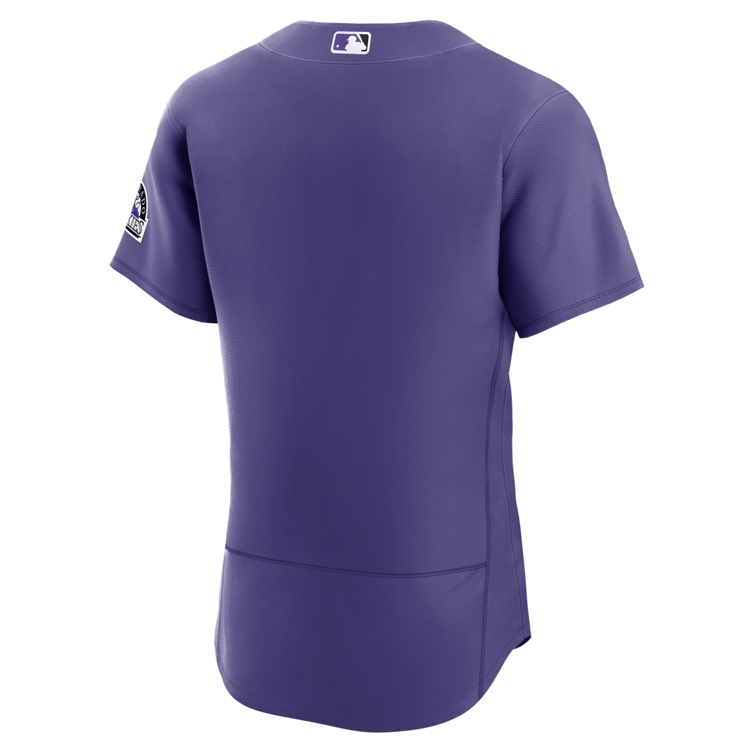 Colorado Rockies Nike Alternate Authentic Jersey - Purple MLB Team Jersey Baseball Fan Apparel