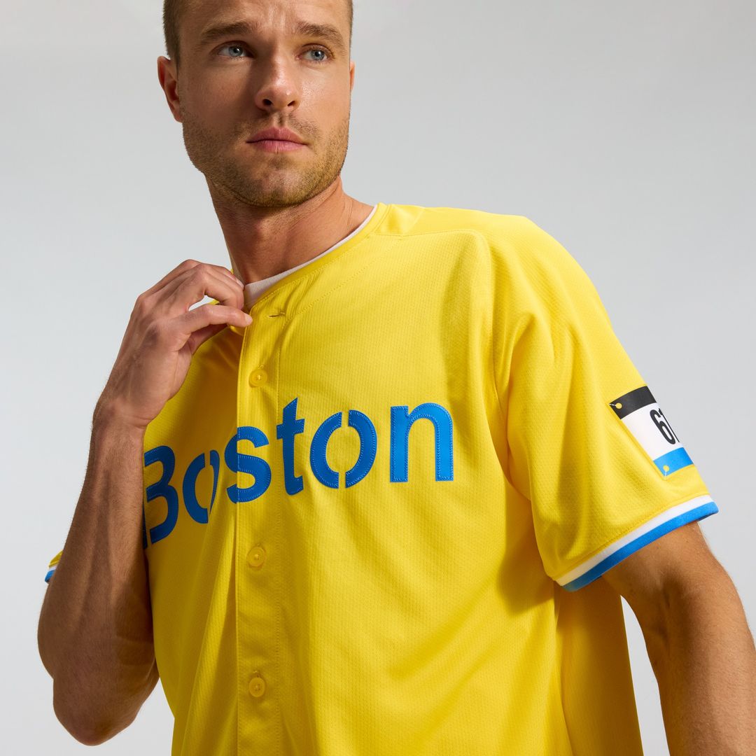 Boston Red Sox Nike City Connect Limited Jersey - Gold MLB Team Jersey Baseball Fan Apparel