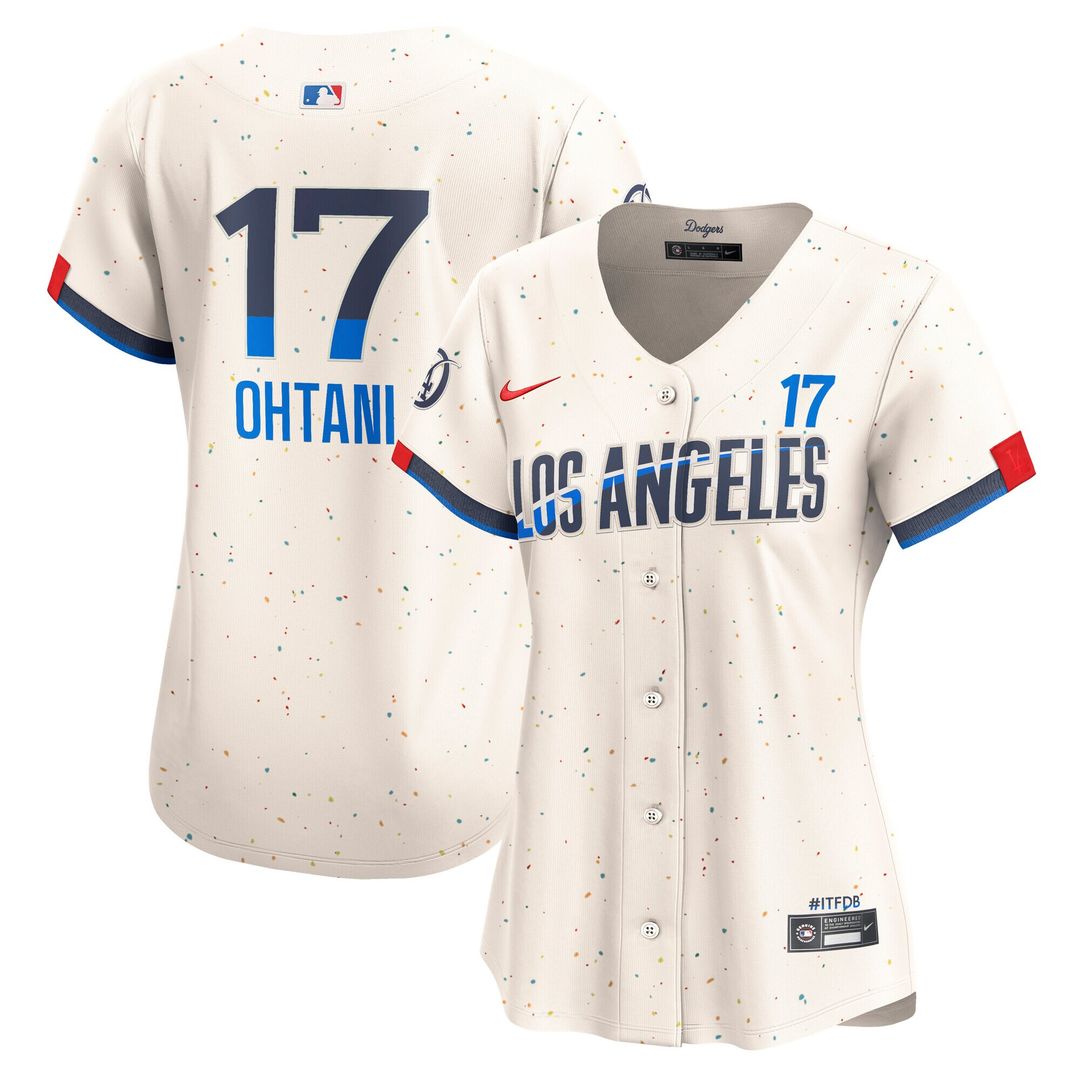 Los Angeles Dodgers Shohei Ohtani Nike Women's City Connect Limited Player Jersey - Cream MLB Team Jersey Baseball Fan Apparel