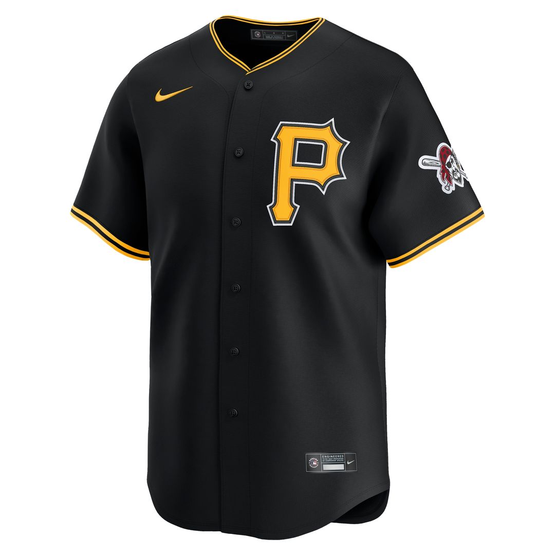 Pittsburgh Pirates Nike Alternate Limited Jersey - Black MLB Team Jersey Baseball Fan Apparel