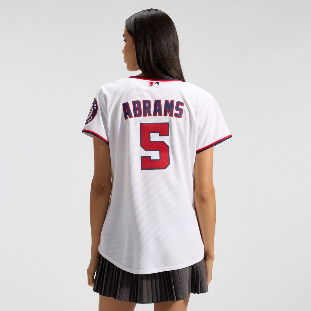 Washington Nationals CJ Abrams Nike Women's Home Replica Player Jersey - White MLB Team Jersey Baseball Fan Apparel