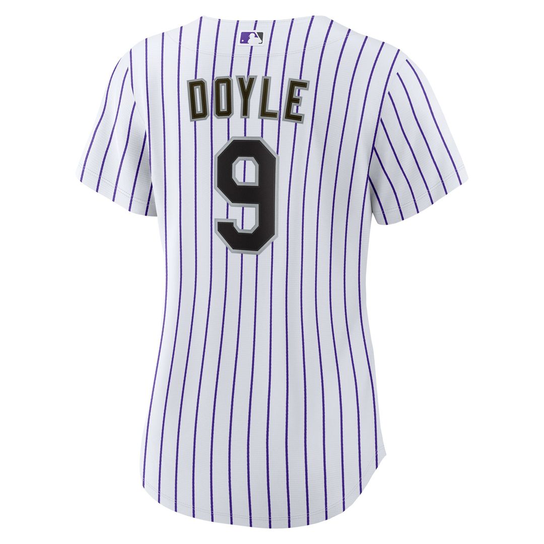 Colorado Rockies Brenton Doyle Nike Women's Home Replica Jersey - White MLB Team Jersey Baseball Fan Apparel