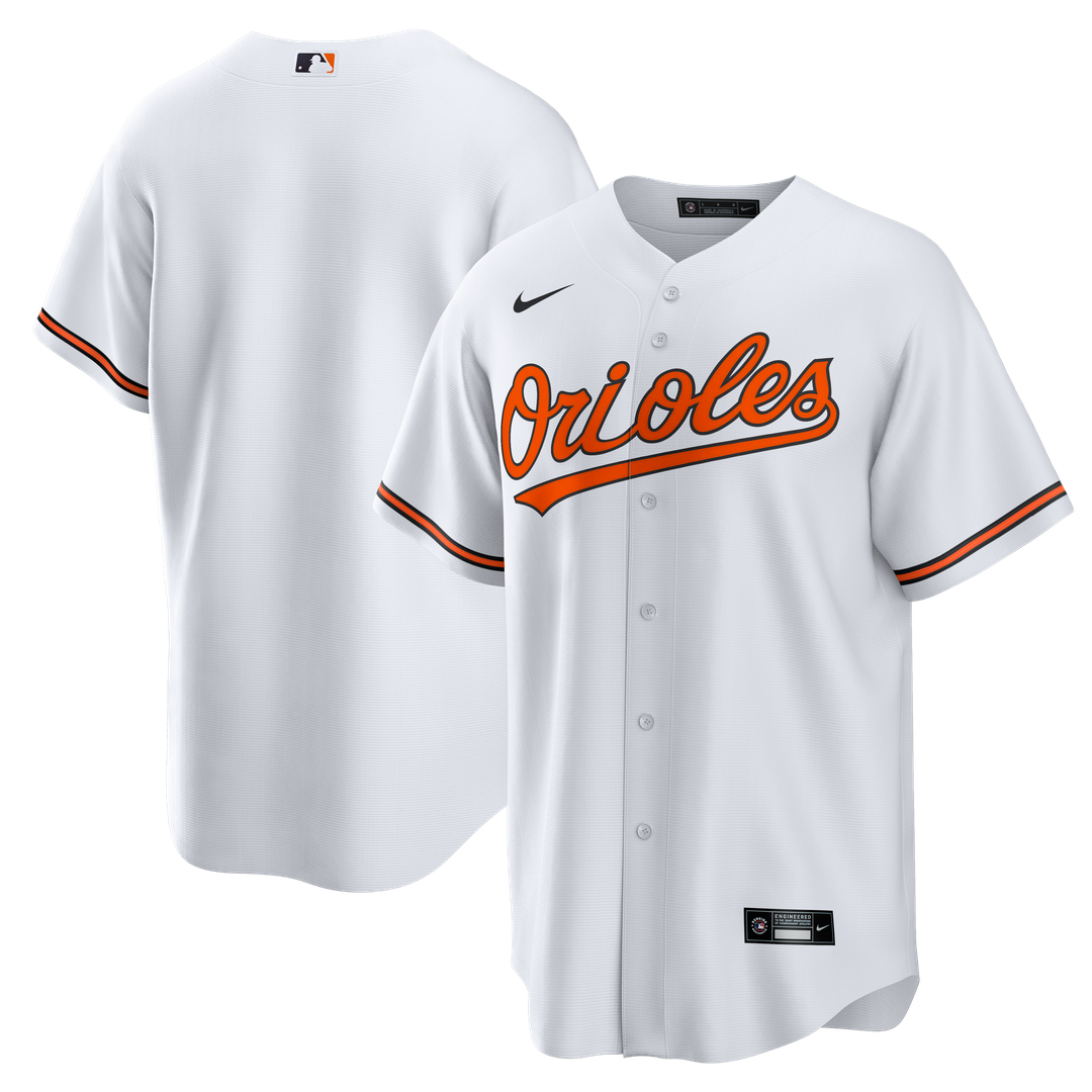 Baltimore Orioles Nike Home Big & Tall Replica Jersey - White MLB Team Jersey Baseball Fan Apparel