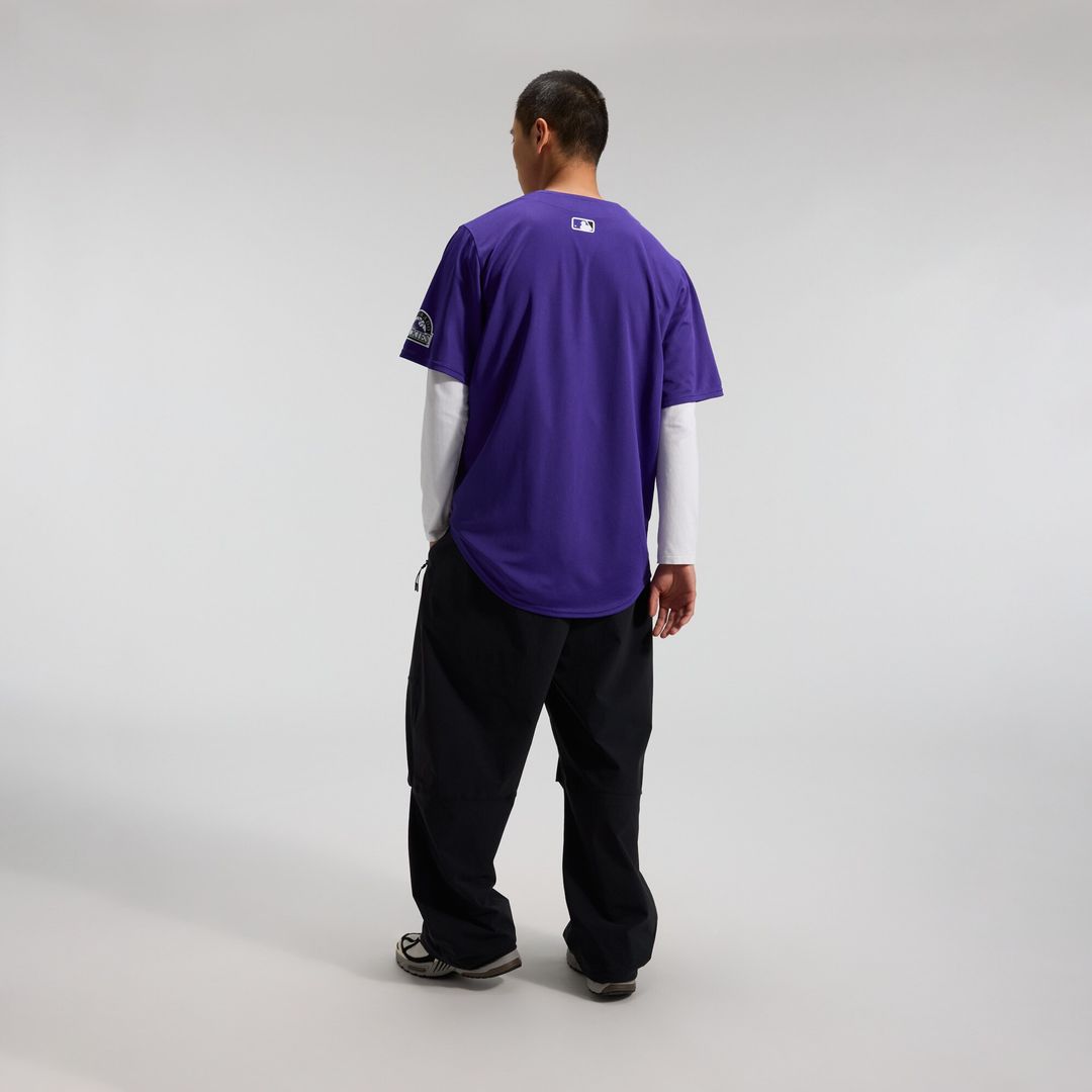 Colorado Rockies Nike Alternate Limited Jersey - Purple MLB Team Jersey Baseball Fan Apparel
