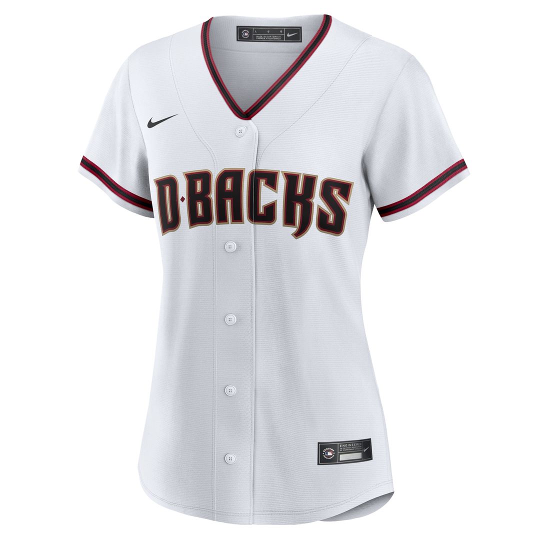 Arizona Diamondbacks Corbin Carroll Nike Women's Home Replica Player Jersey - White MLB Team Jersey Baseball Fan Apparel