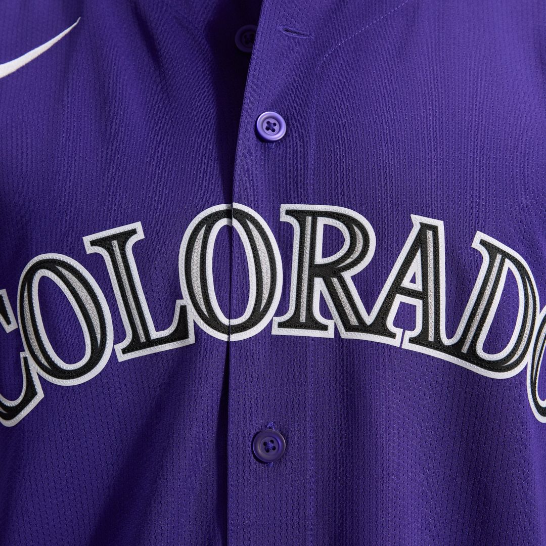 Colorado Rockies Nike Alternate Limited Jersey - Purple MLB Team Jersey Baseball Fan Apparel