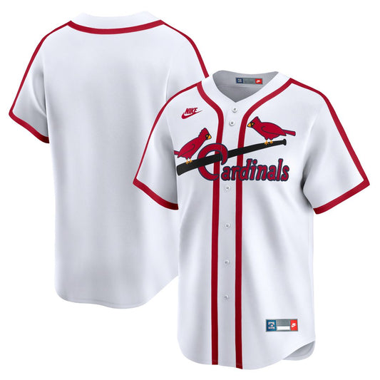 St. Louis Cardinals Nike Cooperstown Limited Jersey - White MLB Team Jersey Baseball Fan Apparel