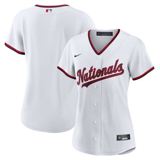 Washington Nationals Nike Women's Home Replica 2.0 Jersey - White MLB Team Jersey Baseball Fan Apparel