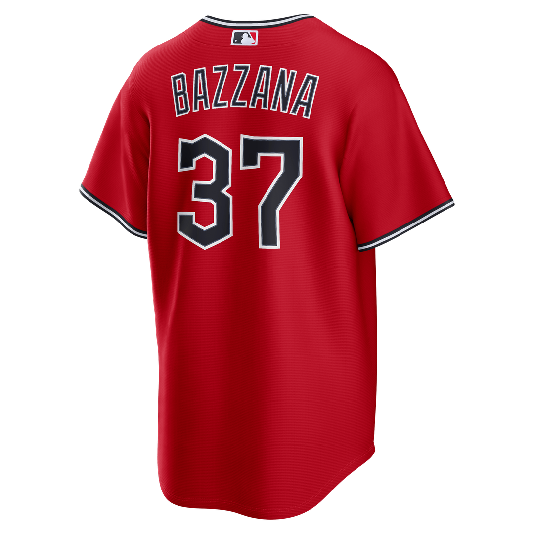Cleveland Guardians Travis Bazzana Nike Alternate Replica Jersey - Red MLB Team Jersey Baseball Fan Apparel