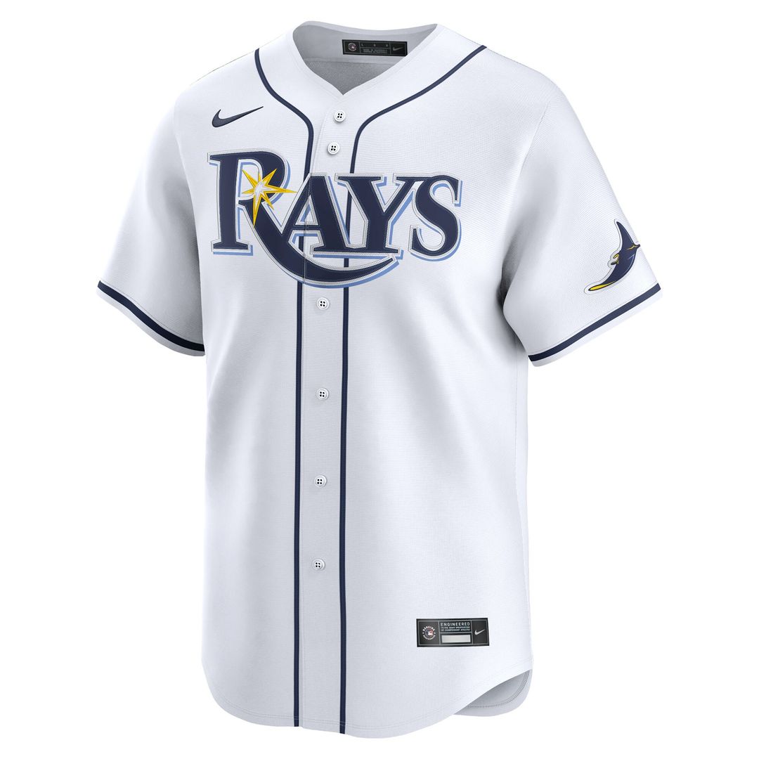 Tampa Bay Rays Nike Home Limited Jersey - White MLB Team Jersey Baseball Fan Apparel