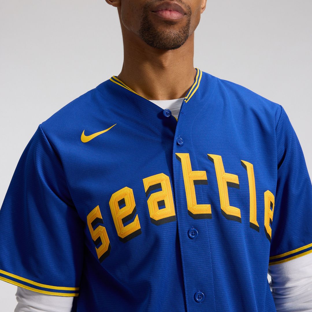 Seattle Mariners Nike City Connect Replica Jersey - Royal MLB Team Jersey Baseball Fan Apparel