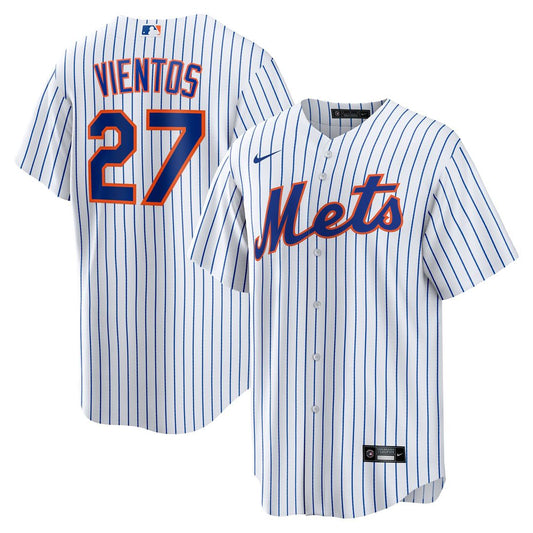 New York Mets Mark Vientos Nike Home Replica Jersey - White MLB Team Jersey Baseball Fan Apparel