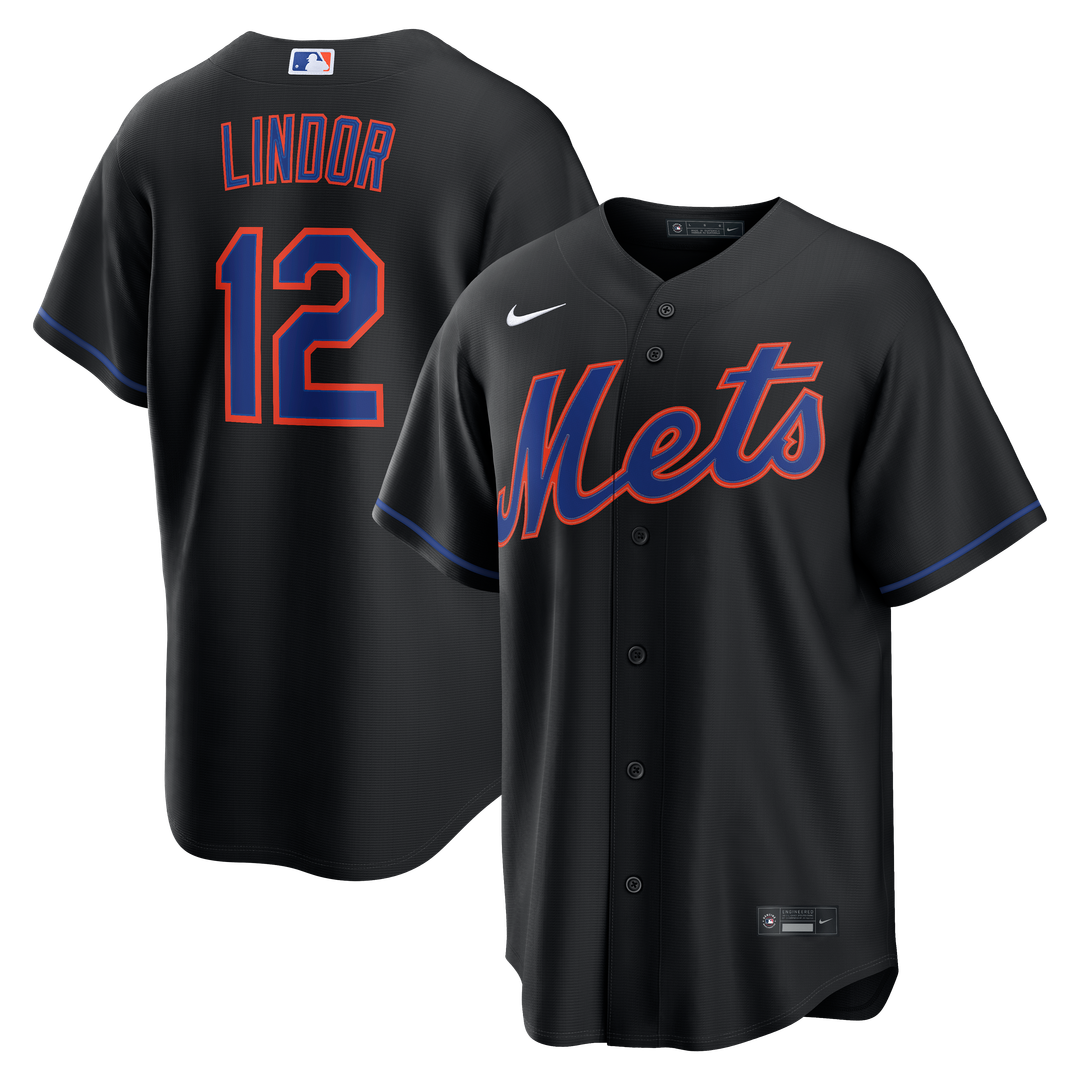 New York Mets Francisco Lindor Nike Home Replica Jersey - White MLB Team Jersey Baseball Fan Apparel