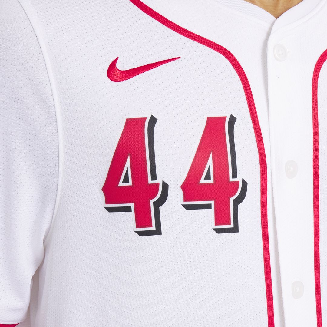 Cincinnati Reds Elly De La Cruz Nike Home Limited Player Jersey - White MLB Team Jersey Baseball Fan Apparel