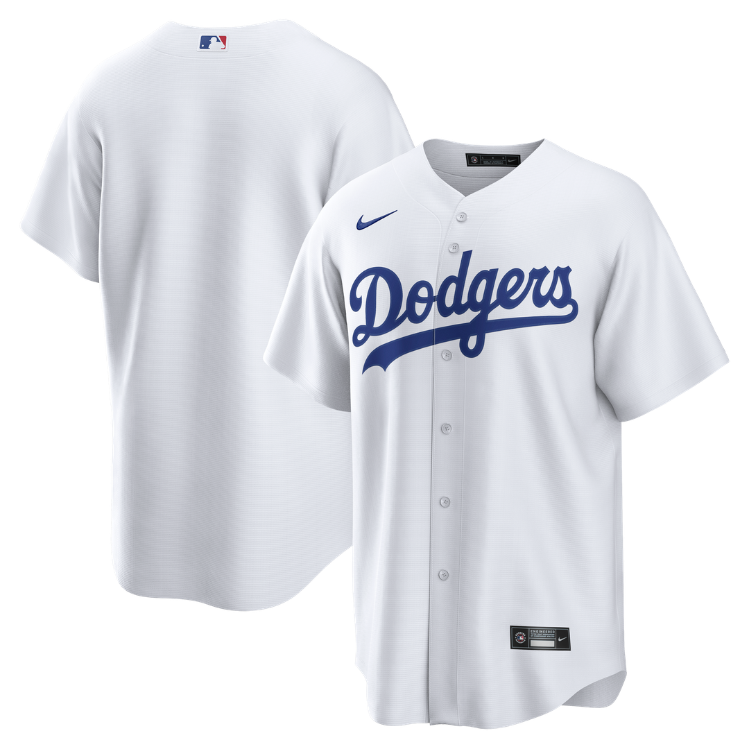 Los Angeles Dodgers Nike Home Replica Jersey - White MLB Team Jersey Baseball Fan Apparel