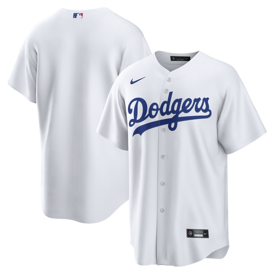 Los Angeles Dodgers Nike Home Replica Jersey - White MLB Team Jersey Baseball Fan Apparel
